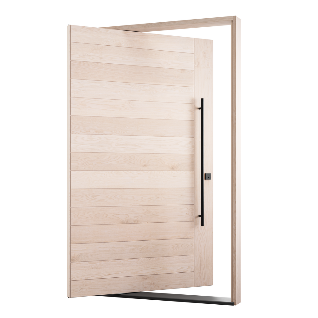 White Oak with Vertical Plank on Handle Side