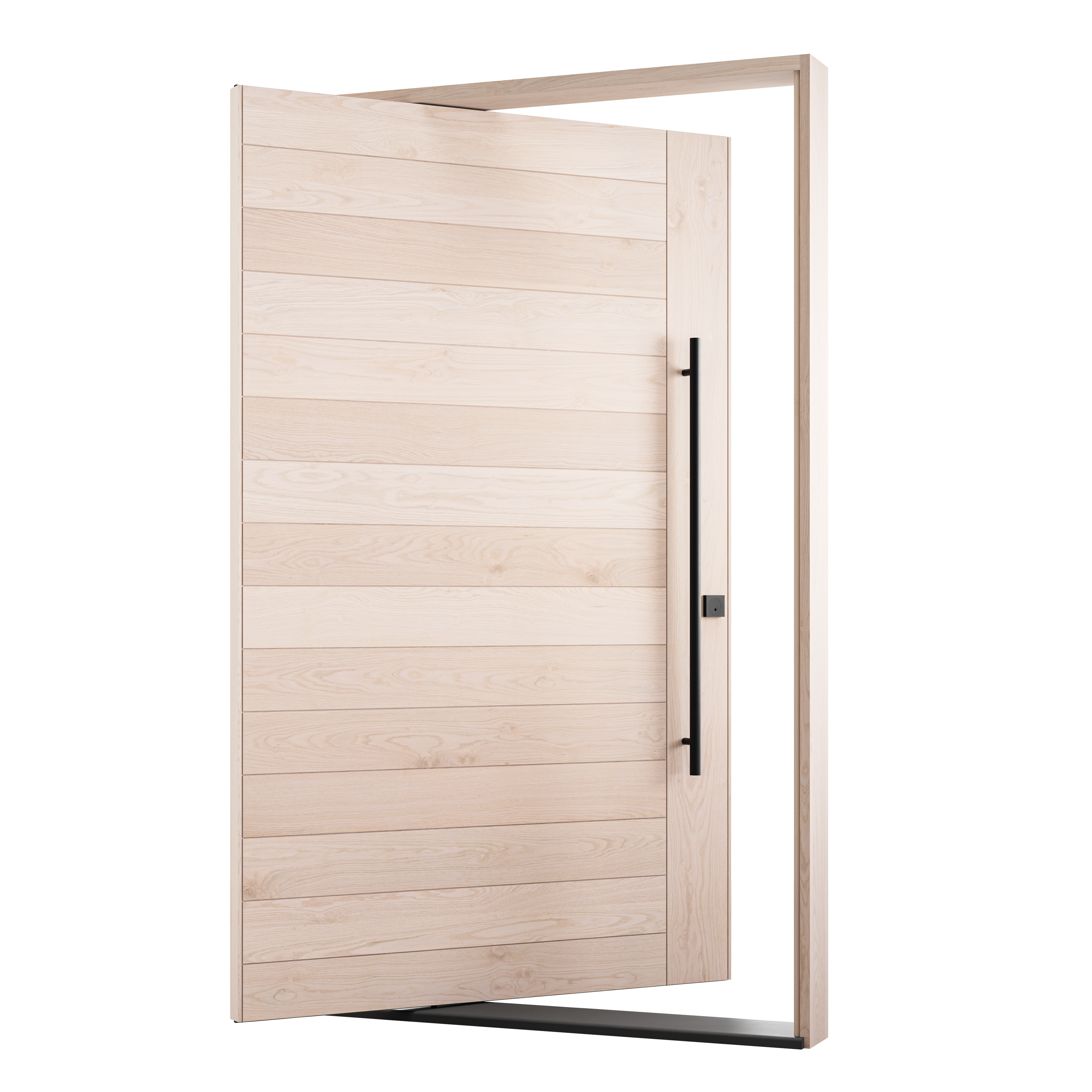 White Oak with Vertical Plank on Handle Side