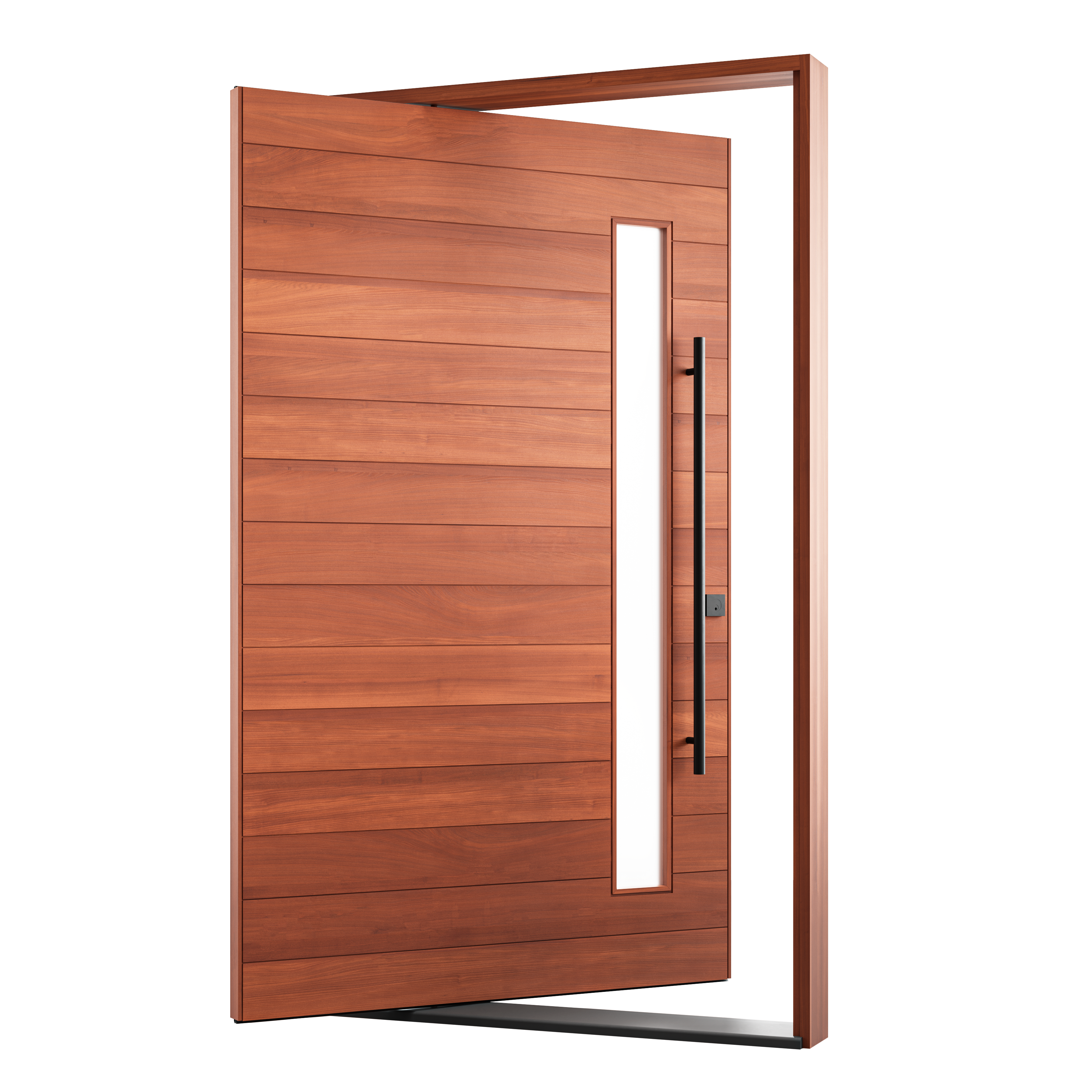 Sapele with Window on Handle Side