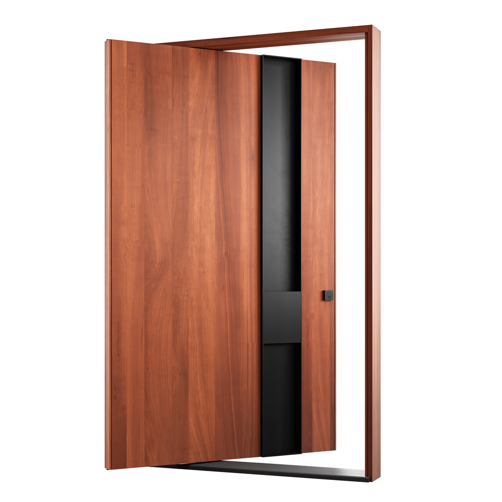 Sapele with Vertical Steel Pull